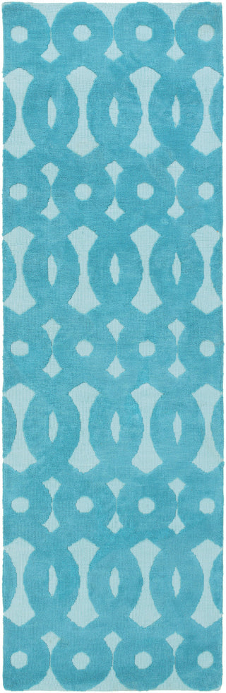 Surya Abigail ABI-9012 Teal Area Rug 2'6'' x 8' Runner