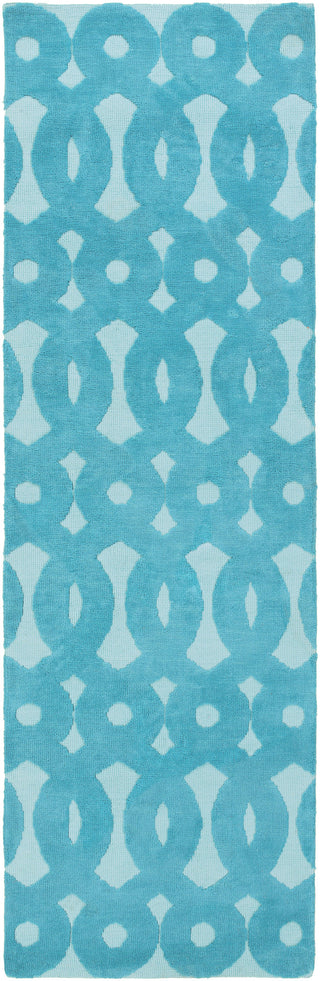 Surya Abigail ABI-9012 Teal Area Rug 2'6'' X 8' Runner