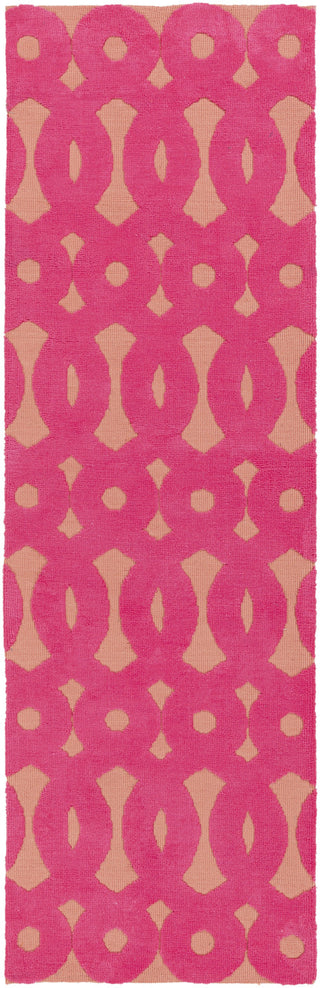 Surya Abigail ABI-9013 Hot Pink Area Rug 2'6'' x 8' Runner