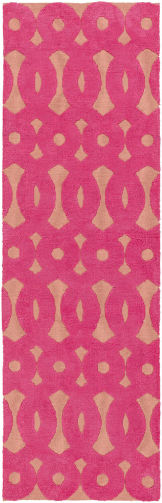 Surya Abigail ABI-9013 Hot Pink Area Rug 2'6'' X 8' Runner