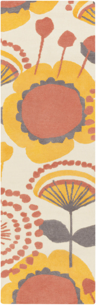 Surya Abigail ABI-9043 Lemon Area Rug 2'6'' x 8' Runner