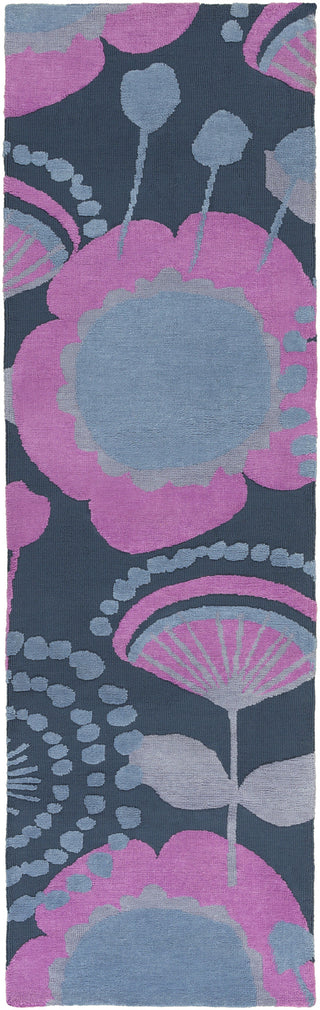 Surya Abigail ABI-9044 Magenta Area Rug 2'6'' X 8' Runner