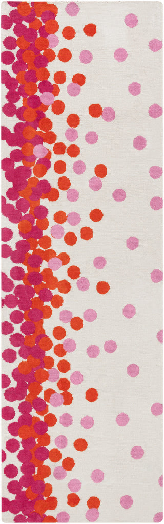 Surya Abigail ABI-9051 Hot Pink Area Rug 2'6'' X 8' Runner