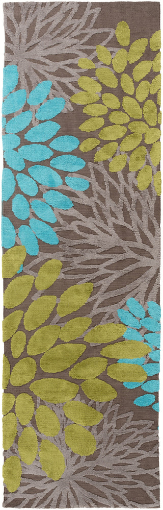 Surya Abigail ABI-9057 Aqua Area Rug 2'6'' X 8' Runner