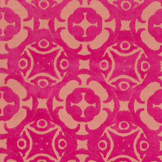 Surya Abigail ABI-9071 Hot Pink Machine Loomed Area Rug Sample Swatch