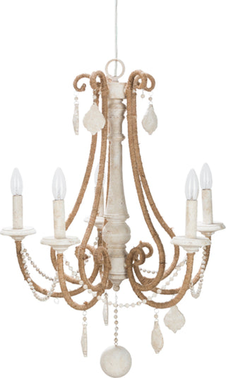 Surya Ambrose ABO-001 Cream Chandelier main image