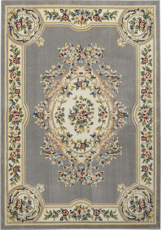 Nourison Aubusson ABS1 Grey Area Rug Main Image