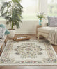 Nourison Aubusson ABS1 Ivory Area Rug Room Scene Featured