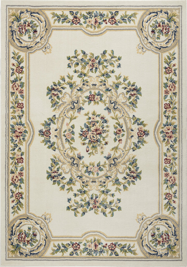 Nourison Aubusson ABS1 Ivory Area Rug Main Image