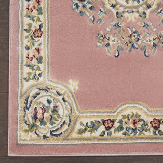 Nourison Aubusson ABS1 Pink Area Rug