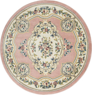 Nourison Aubusson ABS1 Pink Area Rug