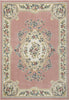 Nourison Aubusson ABS1 Pink Area Rug
