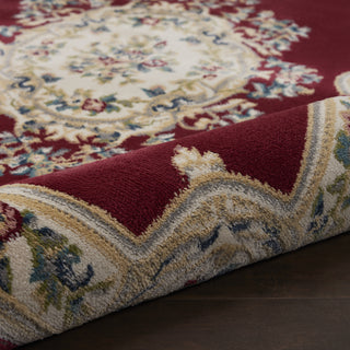 Nourison Aubusson ABS1 Red Area Rug