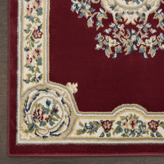 Nourison Aubusson ABS1 Red Area Rug