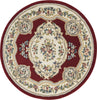 Nourison Aubusson ABS1 Red Area Rug