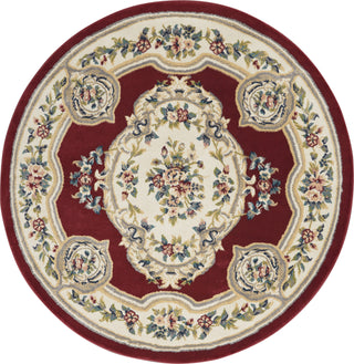 Nourison Aubusson ABS1 Red Area Rug