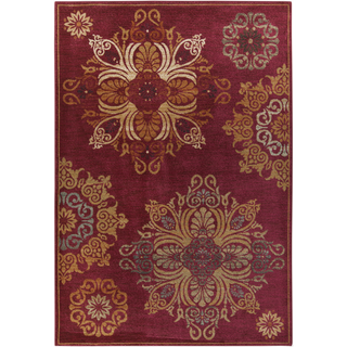 Surya Arabesque ABS-3001 Burgundy Area Rug 5'3'' x 7'3''