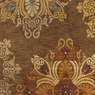 Surya Arabesque ABS-3002 Mocha Machine Loomed Area Rug Sample Swatch