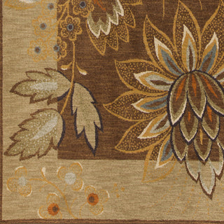 Surya Arabesque ABS-3003 Mocha Machine Loomed Area Rug Sample Swatch