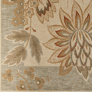 Surya Arabesque ABS-3004 Olive Machine Loomed Area Rug Sample Swatch