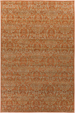 Surya Arabesque ABS-3007 Rust Machine Loomed Area Rug 8'10'' X 12'9''