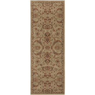 Surya Arabesque ABS-3009 Olive Area Rug 2'7'' x 7'3'' Runner