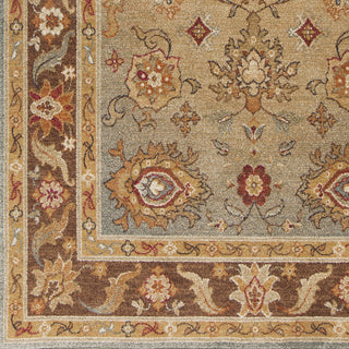 Surya Arabesque ABS-3011 Olive Area Rug Sample Swatch