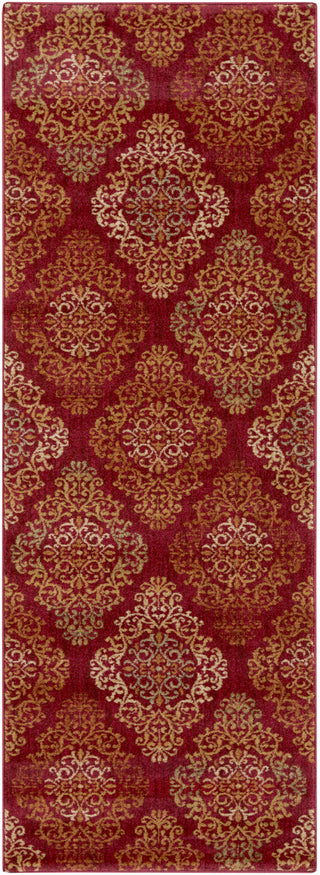 Surya Arabesque ABS-3014 Cherry Area Rug 2'7'' X 7'3'' Runner