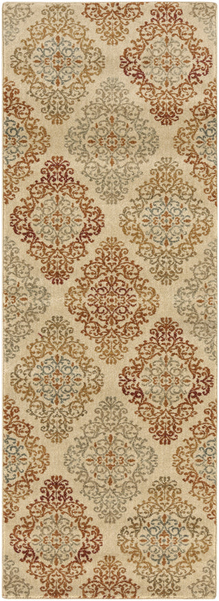 Surya Arabesque ABS-3018 Olive Area Rug 2'7'' X 7'3'' Runner