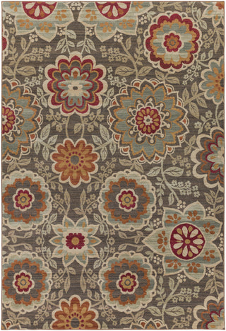 Surya Arabesque ABS-3020 Olive Machine Loomed Area Rug 8'10'' X 12'9''