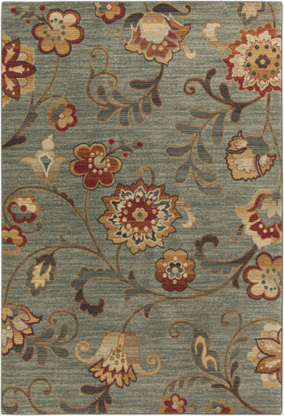 Surya Arabesque ABS-3021 Moss/Grey Area Rug 5'3'' x 7'3''