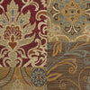 Surya Arabesque ABS-3025 Burgundy Machine Loomed Area Rug Sample Swatch