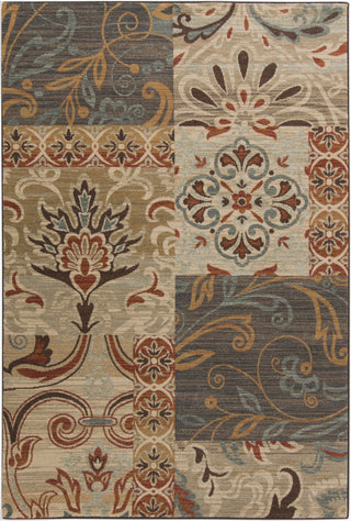 Surya Arabesque ABS-3026 Rust Area Rug 5'3'' x 7'3''