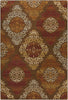 Surya Arabesque ABS-3028 Mocha Machine Loomed Area Rug 5'3'' X 7'3''
