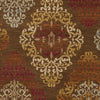 Surya Arabesque ABS-3028 Mocha Machine Loomed Area Rug Sample Swatch