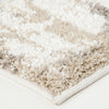 Orian Rugs Super Shag Abstract Canopy Ivory Area Rug Corner Image