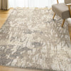 Orian Rugs Super Shag Abstract Canopy Ivory Area Rug Lifestyle Image