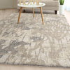 Orian Rugs Super Shag Abstract Canopy Ivory Area Rug 