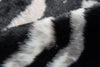 Momeni Acadia Zebra Black Area Rug by Erin Gates Pile Image