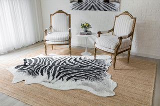 Momeni Acadia Zebra Black Area Rug by Erin Gates Runner Image Feature