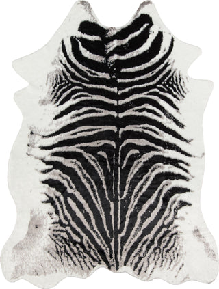 Momeni Acadia Zebra Black Area Rug by Erin Gates Main Image