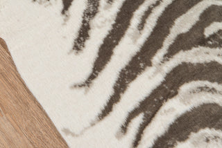 Momeni Acadia Zebra Grey Area Rug by Erin Gates Close up