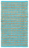 LR Resources Accent 03361 Blue Hand Woven Area Rug 1'9'' X 2'10''