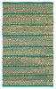 LR Resources Accent 04019 Dark Green Hand Woven Area Rug 1'9'' X 2'10''