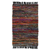 LR Resources Accent 04041 Multi Hand Woven Area Rug 2' 6'' X 4'