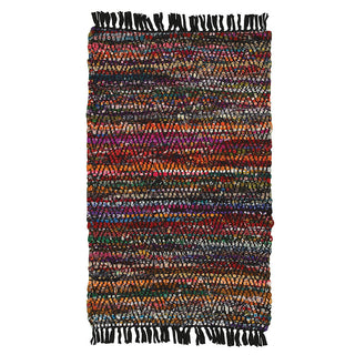 LR Resources Accent 04041 Multi Hand Woven Area Rug 2' 6'' X 4'