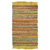LR Resources Accent 04042 Yellow Hand Woven Area Rug 2' 6'' X 4'