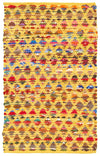 LR Resources Accent 05011 Yellow Hand Woven Area Rug 2' 6'' X 4'