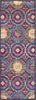 Surya Alchemy ACE-2300 Bright Pink Violet Blue Black Medium Gray Camel Yellow Lime Sky White Red Area Rug Runner Image