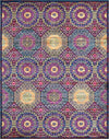 Surya Alchemy ACE-2300 Bright Pink Violet Blue Black Medium Gray Camel Yellow Lime Sky White Red Area Rug Main Image 8 X 10